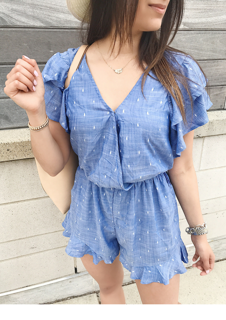 Blue Romper