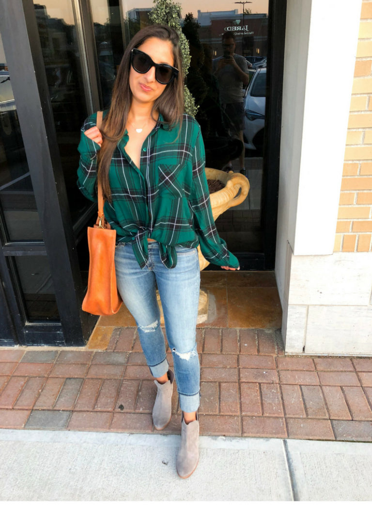 Flannel Tops and Weekend Sales - Olive & Rose