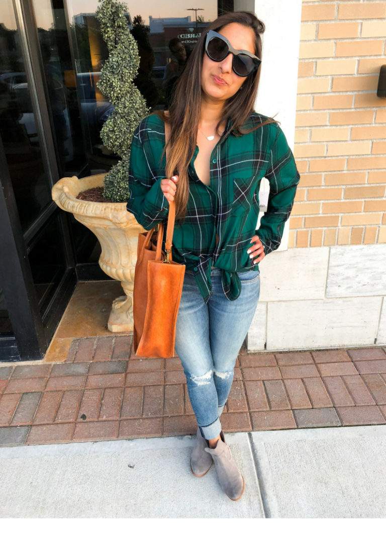 Flannel Tops and Weekend Sales - Olive & Rose